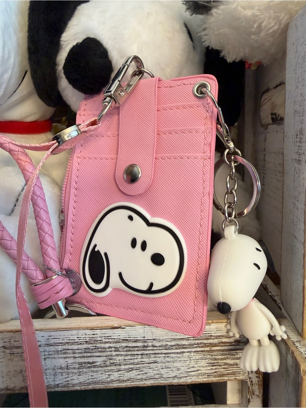 4 in 1 cute vegan leather wallet set